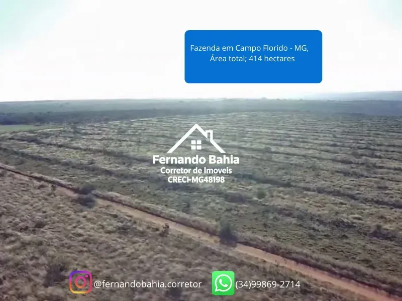 Imóvel rural em Campo Florido/Minas Gerais — Ref W7G87C1