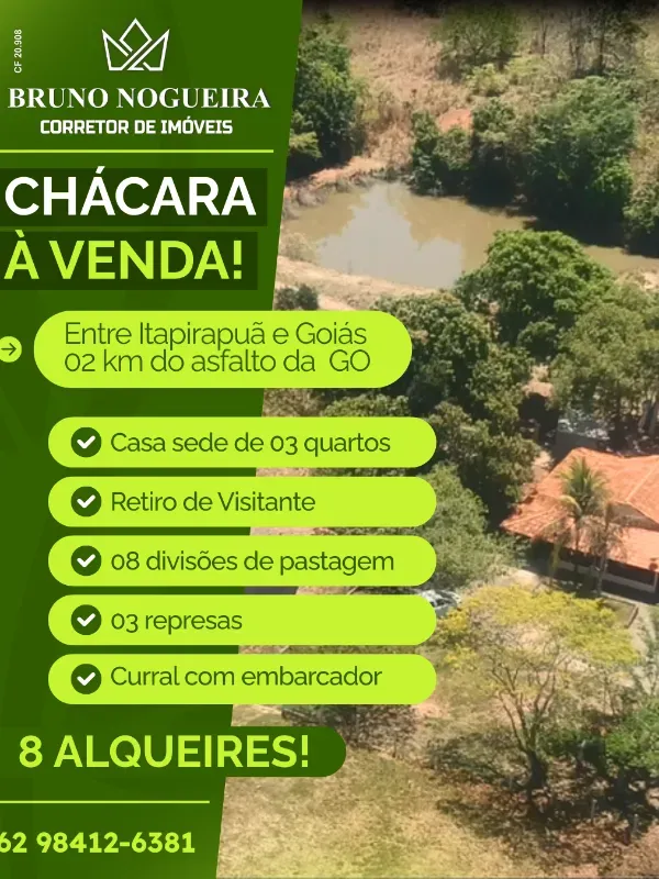Imóvel rural em Itapirapuã/Goiás — Ref E0SJEW1