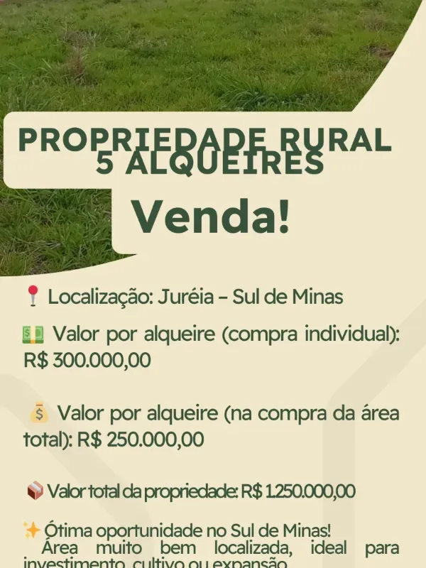 Imóvel rural em Monte Belo/Minas Gerais — Ref 3DGPTK1