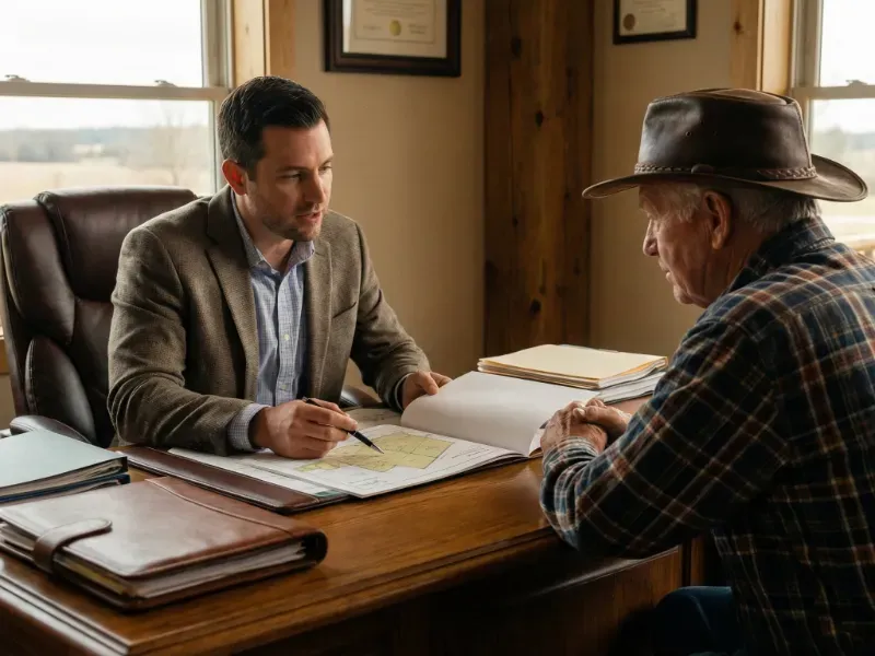 Consultoria profissional com produtor rural.